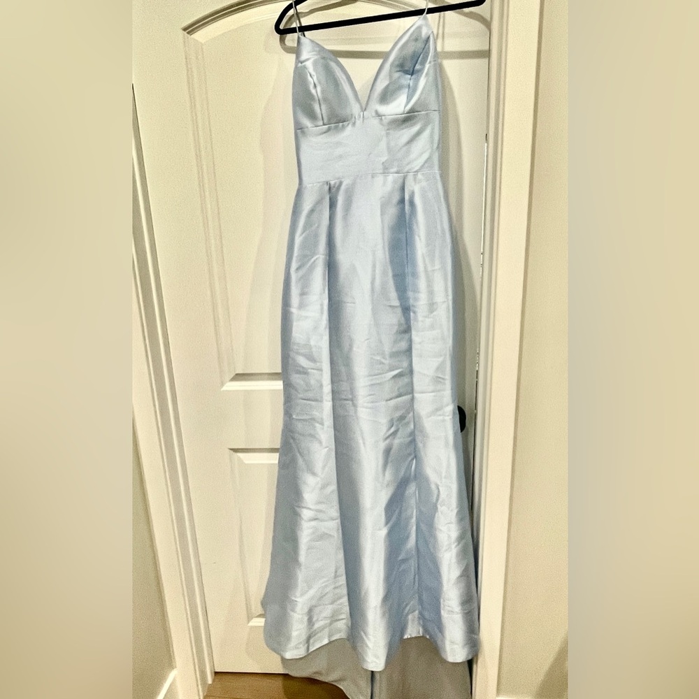 Sherri Hill Light Blue Dress